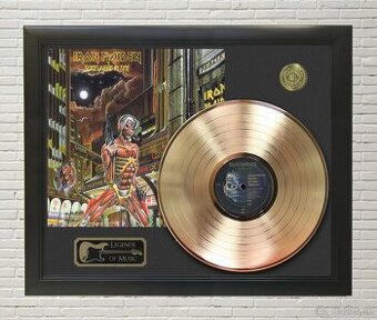 Predám zberateľský rám Iron Maiden – Somewhere in Time Gold