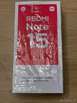 Predám úplne nový zabalený Xiaomi Redmi Note 15