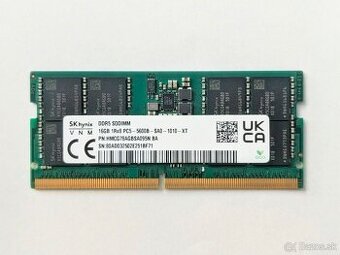 RAM 16GB DDR5 SO-DIMM 5600MHz SK hynix