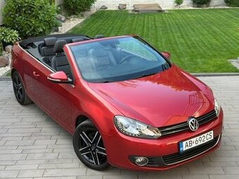 VW Golf 6 Cabrio 1.4 TSI – 160 PS – Automat – Červená metalí