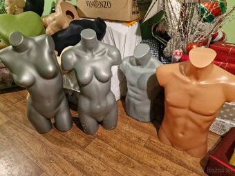 Predám zaridenie, busty, torzá, vešiakové systémy, stojany