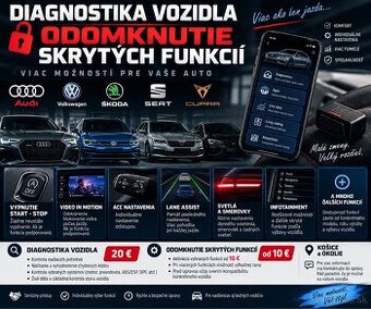 Diagnostika vozidiel a odomknutie skytych funkcii