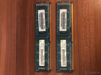 2x Ramaxel 4 GB DDR3 1333 MHz PC3-10600U 2Rx8