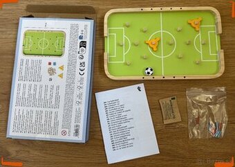 NOVÝ drevený stolný futbal mini hra 5€