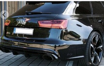 Audi RS6 C7  zadný difuzor +koncovky