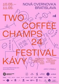 TWO COFFEE CHAMPS 24 FESTIVAL KÁVY