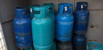 Predám 10kg propán butanové bomby plné zaplombované
