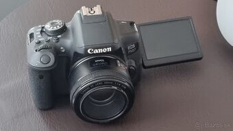 Canon eos 750D + objektiv 50mm f1.8 stm