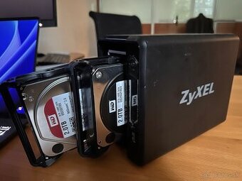 Predam sieťový disk NAS Zyxel NSA325-v2 2x 2Tb WD