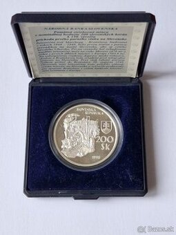 200 Sk PROOF 1998 Prvý parný vlak na Slovensku
