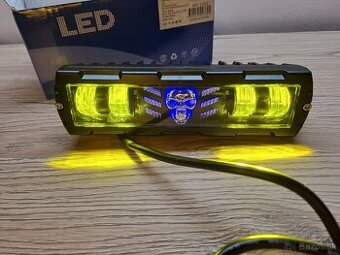 LED Prídavne pracovné svetla LEBKA - 2 KUSY