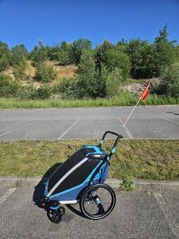 Thule Chariot Cross 1 +bike set + kocik set + jogging set