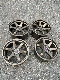 PREDAM disky Japan Racing JR3 17x9 ET30 Bronze