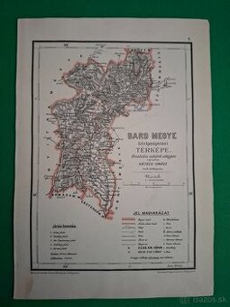 Mapa Bars Župa