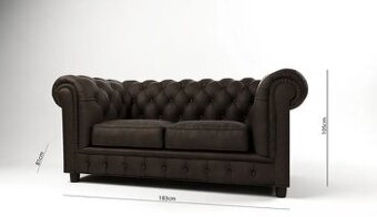 Chesterfield sedačka - nepoužitá
