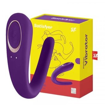 Vibrátor SATISFYER DOUBLE CLASSIC fialový