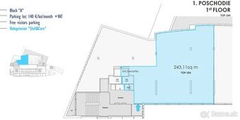 Administratívne priestory v blízkosti Prezidentského paláca,