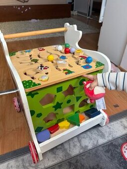 Detské drevené Chodítko multifunkčné