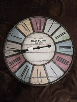 Nastenné hodiny XXL EST 1863 Old Town Clocks London