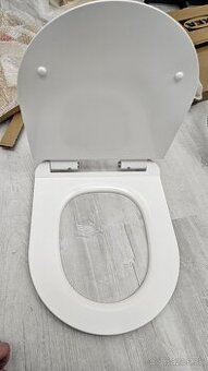 Toaletné sedadlo Gamma 48x37cm s pomalým zatváraním slim