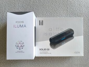 IQÔS ILUMA + IiI SOLID 2.0 -nové, originál zabalené