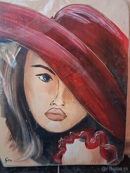 Malovany obraz a zaclona 3 x