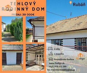 Tehlový rodinný dom na predaj Rubáň - 1