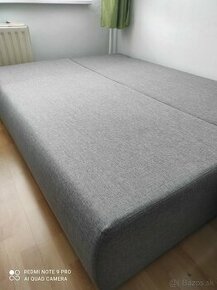 Rozkladacia posteľ 80x190 cm rozložená 140x190 cm