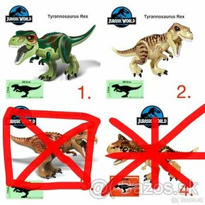 Obrovské dinosaury typ lego - nové, nehrané