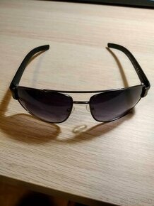 Slnečné okuliare pánske polarizačné čierne UV400