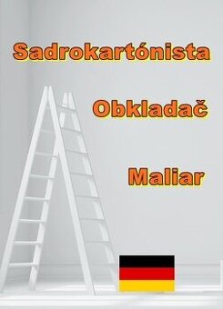Nemecko – obkladač –sadrokartónista, maliar