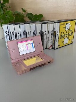 Nintendo DS Lite Light Pink + 10 hier