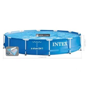 Predám - Bazén Intex 3,66m × 0,76m, model 28210np