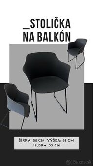 Stolička na balkón/ terasu