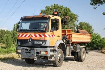 Mercedes ATEGO 1828 4x4 vyklapač + hyd. ruka