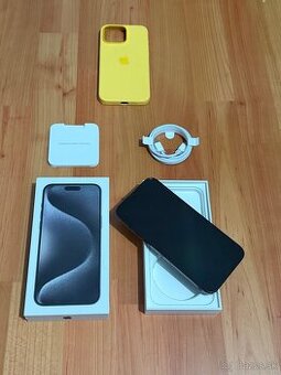 Predám Apple IPhone 15 PRO MAX 256GB Black Titanium Zakladá