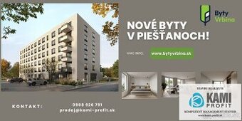 Na predaj  priestranný 4 izbový byt v novostavbe v Piešťanoc