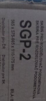 Predám skrinku na rozdeľovač podlahového kúrenia