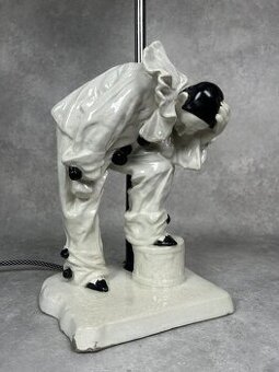 Art deco lampa Smutný Pierot / Emanuel Kodet Julián - Bechyn - 1