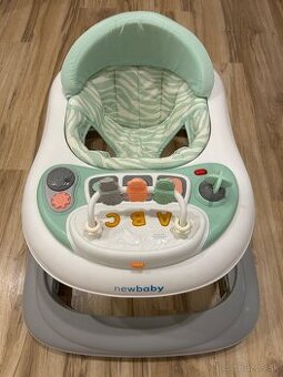 NEW BABY Detské chodítko so silikónovými kolieskami