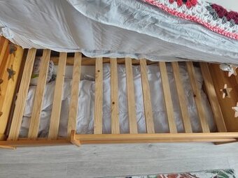 Posteľ s madracom 160x80, s úložným priestorom,rostami ...