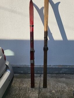 Stare drevene lyze,retro.