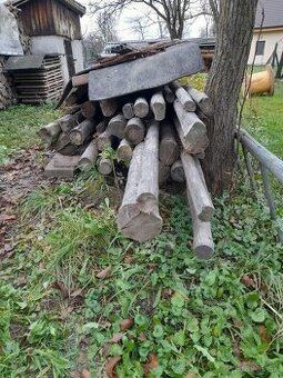 Staré drevo - guľatina