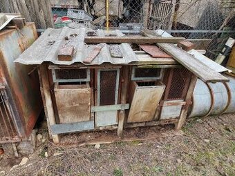 Králikáreň – drevená, viacboxová