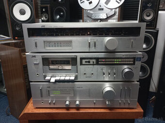 HIFI system - JVC Amp A-X1 Cassette KD-D2 Tuner T-x1L