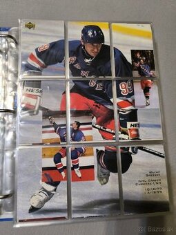 Hokejové kartičky - Upper deck Wayne Gretzky puzzle 1999