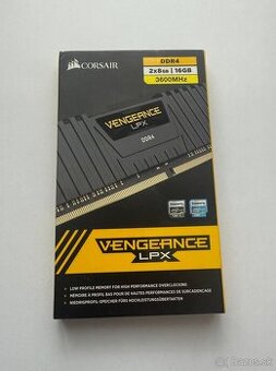 Corsair 16GB DDR4 3600MHz CL18 (2x8GB) nové