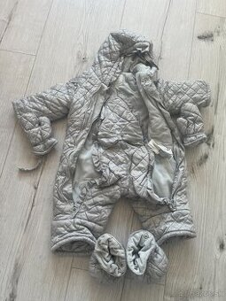 Strieborný zimný overal