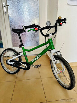 Bicykel Woom 3 zelený + originálny stojan