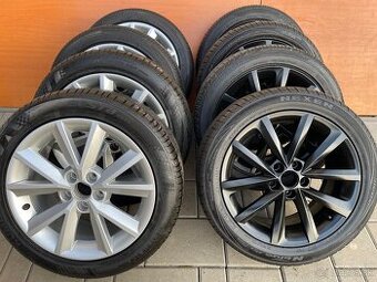 Skoda FABIA disky schwarz 7jxR16 ET46 215 45 R16 letné